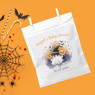 Sachets En Papier Baby shower Fantôme d'aquarelle mignonne - étoiles