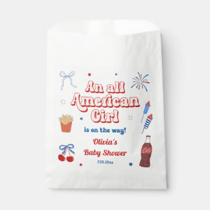 Sachets En Papier Baby Shower Fille Américaine