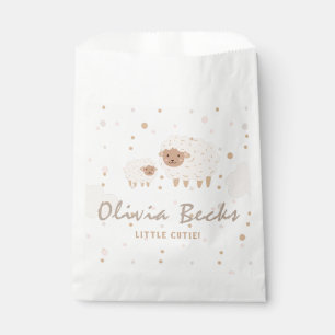 Sachets En Papier Baby shower Illustratif Cream Pastel