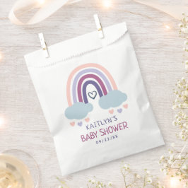 Sachets En Papier Baby shower Little Rainbow