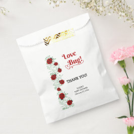 Sachets En Papier Baby shower minimaliste Love Bug