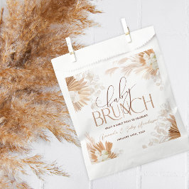 Sachets En Papier Baby shower Neutral Pampas Baby Brunch