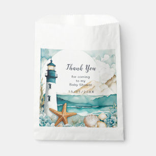 Sachets En Papier Baby shower phare nautique