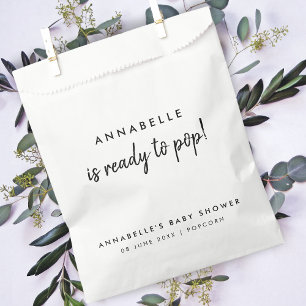 Sachets En Papier Baby shower   Prêt à faire la pop moderne amusant 