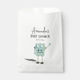 Sachets En Papier Baby shower robot