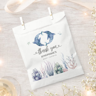 Sachets En Papier Baby shower Sea Life Twins
