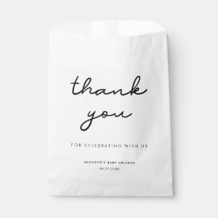 Sachets En Papier Baby shower simple