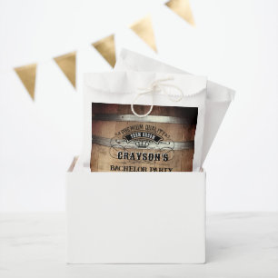 Sachets En Papier Bachelor Party Russe Whiskey Barrel