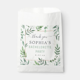 Sachets En Papier Bachelorette Party Elegant Mariage aquarelle