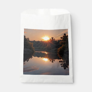 Sachets En Papier Baguettes couleur Digital 3D Design Blanc Favorise