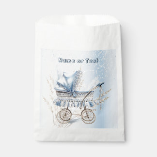 Sachets En Papier Baignoire Bleue Bleu Flore Belle