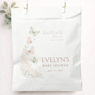 Sachets En Papier Baisers de papillon Vœux pour bébé Coquette Baby S