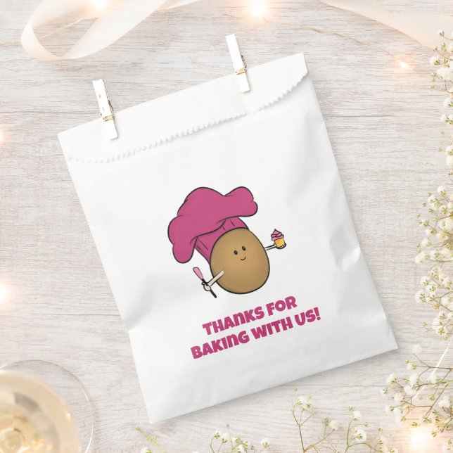 Sachets En Papier Bake ! Fête du biscuit pour enfants (Coupé)