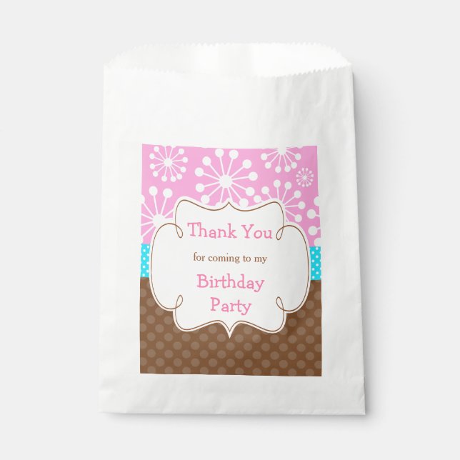 Sachets En Papier Baking Bears Fête d'anniversaire (Devant)