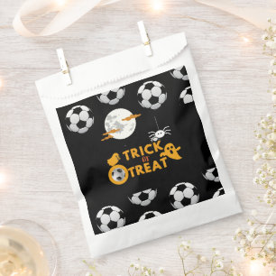 Sachets En Papier Balle de soccer sur l'halloween fantôme de l'araig