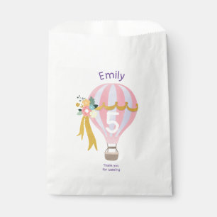 Sachets En Papier Ballon à air chaud Anniversaire Fête Favoriser Sac