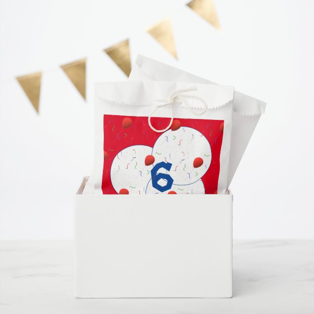 Sachets En Papier Ballons lumineux et Confetti Anniversaire (Fête)