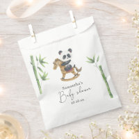 Bamboo et bébé ours panda shower