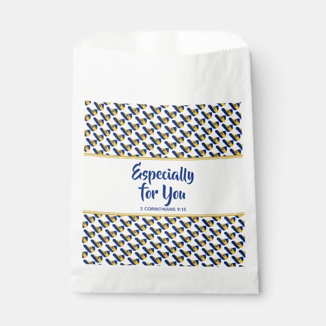 Sachets En Papier BARBADOS Christian Custom Merci Party (Devant)