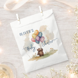 Sachets En Papier Bear Themed Gender Neutral Baby Shower