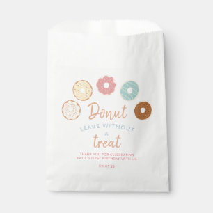 Sachets En Papier Beau Pastel Donut Partir sans traiter Anniversaire