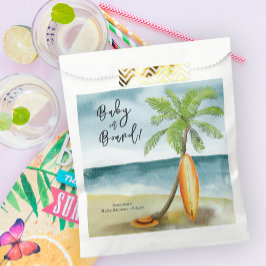 Sachets En Papier Bébé à bord du Baby shower