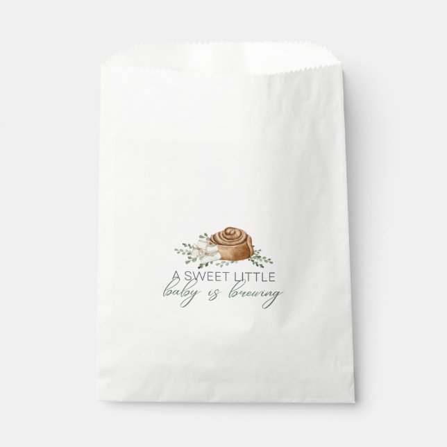 Sachets En Papier Bébé brasse de la pâtisserie (Devant)