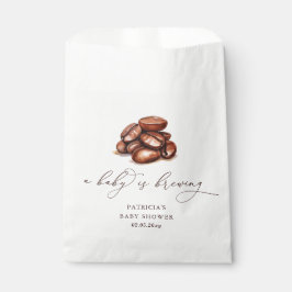 Sachets En Papier Bébé brasse du café Baby shower neutre pour le gen