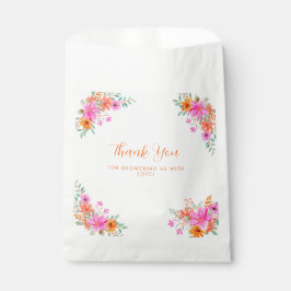 Sachets En Papier Bébé en Fleur douche fleurie d'été