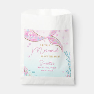 Sachets En Papier Bébé sirène Shower