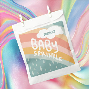 Sachets En Papier BÉBÉ SPRINKLE Cute Nuds Rainbow Rain CUSTOM