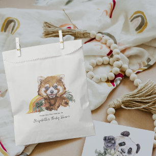 Sachets En Papier Bébés Animaux de la Jungle Tropicale   Baby Shower