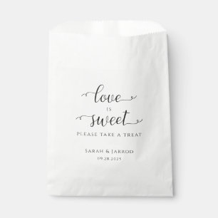 Sachets En Papier Belle police Sweet Treat Mariage