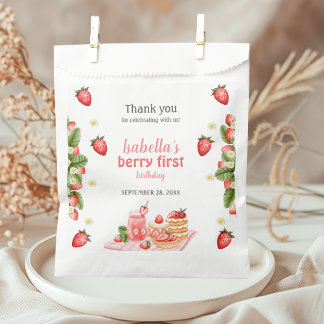 Sachets En Papier Berry fraise première Berry