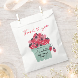 Sachets En Papier Berry Sweet 1er anniversaire