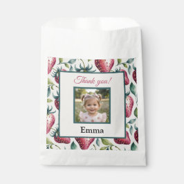 Sachets En Papier Berry Sweet Strawberry Birthday Thank You Photo