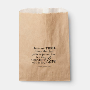 Sachets En Papier Bible Verse Christian Mariage Treat