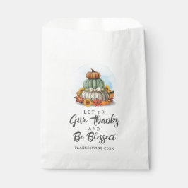 Sachets En Papier Bienheureux Rustique Thanksgiving Sunflower Cadeau