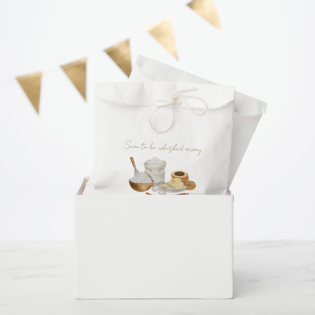 Sachets En Papier Bientôt on va retirer la douche de nuptiale (Fête)