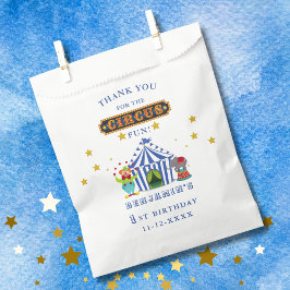 Sachets En Papier Big Top Come One Come All 1Birthday Circus