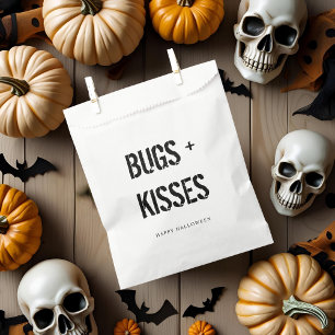 Sachets En Papier Bisous et Bisous Halloween