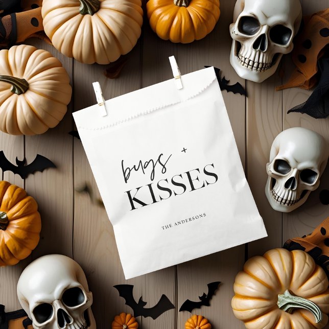 Sachets En Papier Bisous et Bisous Halloween (Créateur téléchargé)