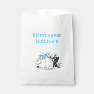 Sachets En Papier blanc noël lapin lièvre