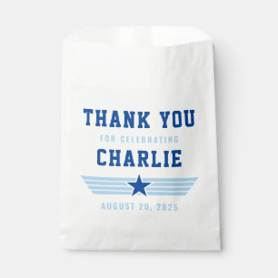 Sachets En Papier Bleu clair et marine TopUn Merci d'anniversaire
