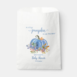 Sachets En Papier Blue Pumpkin Whimsical Baby Shower