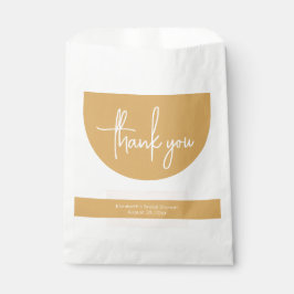 Sachets En Papier Boho Blush & Merci moutarde