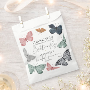 Sachets En Papier Boho Butterfly Fête des mariées Dessert Favoriser