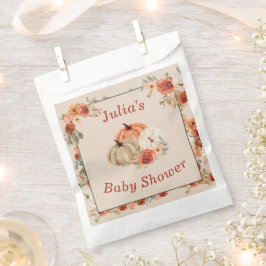 Sachets En Papier Boho Citrouille Automne Autumn Foliage Baby shower