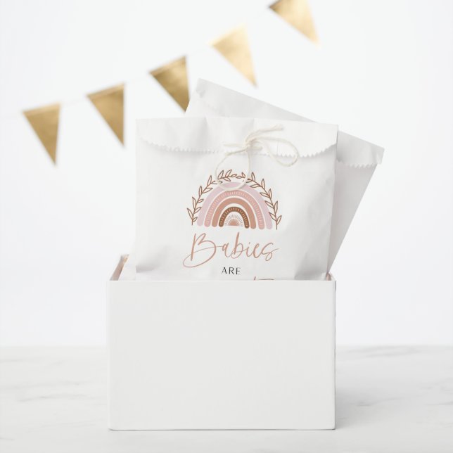 Sachets En Papier Boho Rainbow Faver Sac, Dusty Rose Terracotta (Fête)