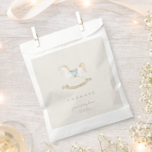 Sachets En Papier Boho Vintage Rocse Horse Baby shower Cowboy